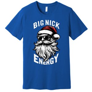 Big Nick Energy Funny Santa Christmas Premium T-Shirt