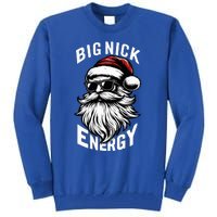 Big Nick Energy Funny Santa Christmas Tall Sweatshirt