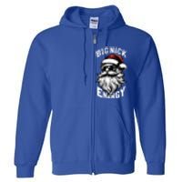 Big Nick Energy Funny Santa Christmas Full Zip Hoodie