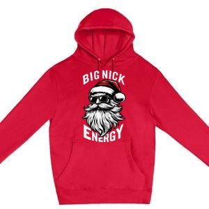 Big Nick Energy Funny Santa Christmas Premium Pullover Hoodie