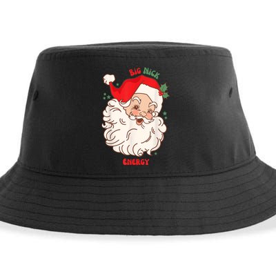 Big Nick Energy Shirt Santa Xmas Funny Christmas Sustainable Bucket Hat