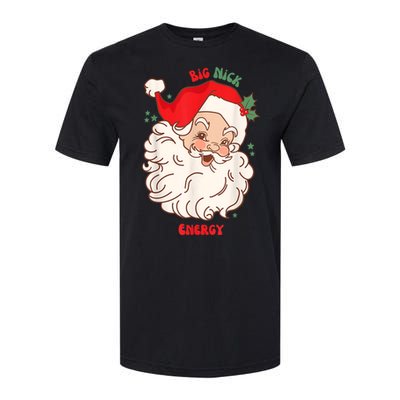 Big Nick Energy Shirt Santa Xmas Funny Christmas Softstyle CVC T-Shirt