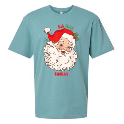 Big Nick Energy Shirt Santa Xmas Funny Christmas Sueded Cloud Jersey T-Shirt