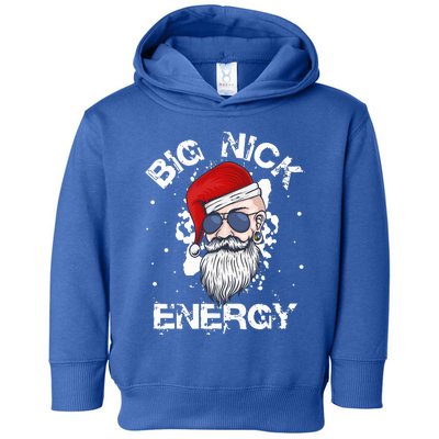 Big Nick Energy Santa Christmas Big Nick Energy Big Nick Toddler Hoodie