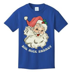 Big Nick Energy Santa Groovy Retro Meaningful Gift Kids T-Shirt