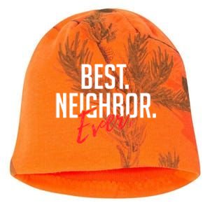 Best Neighbor Ever For A Friend In The Neighborhood Great Gift Kati - Camo Knit Beanie