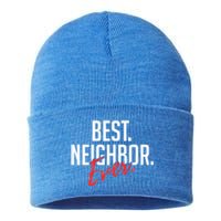 Best Neighbor Ever For A Friend In The Neighborhood Great Gift Sustainable Knit Beanie