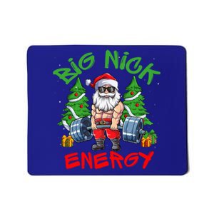 Big Nick Energy Santa Gym Fitness Weight Lifting Christmas Great Gift Mousepad