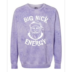 Big Nick Energy Classic Santa Claus Christmas Colorblast Crewneck Sweatshirt