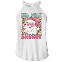 Big Nick Energy Funny Santa Xmas Retro Christmas Women's Perfect Tri Rocker Tank