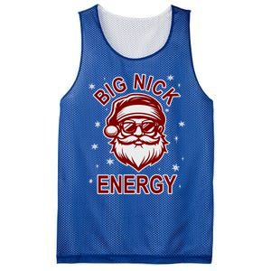 Big Nick Energy Santa Inappropriate Christmas Ugly Xmas Great Gift Mesh Reversible Basketball Jersey Tank