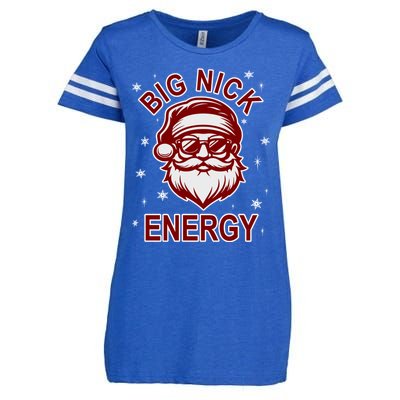 Big Nick Energy Santa Inappropriate Christmas Ugly Xmas Great Gift Enza Ladies Jersey Football T-Shirt