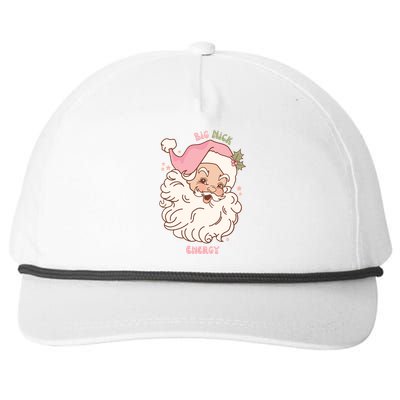 Big Nick Energy Santa Naughty Adult Humor Funny Christmas Meaningful Gift Snapback Five-Panel Rope Hat