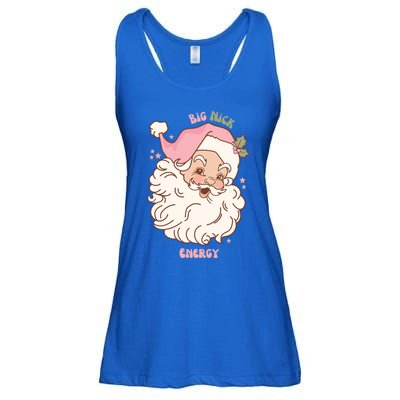 Big Nick Energy Santa Naughty Adult Humor Funny Christmas Meaningful Gift Ladies Essential Flowy Tank