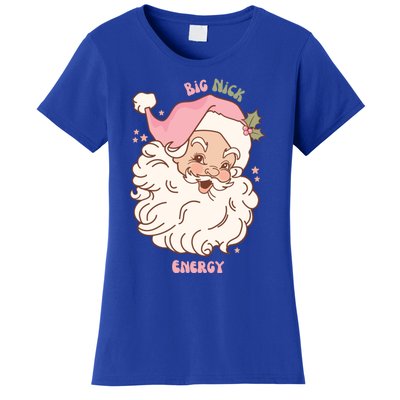 Big Nick Energy Santa Naughty Adult Humor Funny Christmas Meaningful Gift Women's T-Shirt