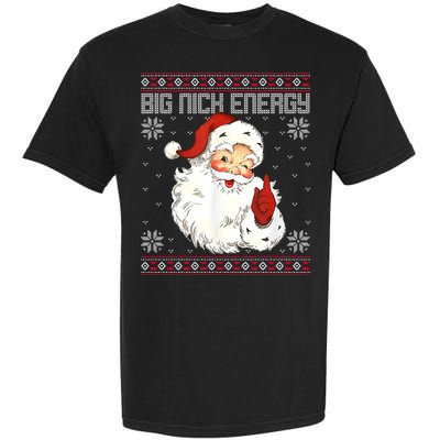 Big Nick Energy Santa Claus Holiday Garment-Dyed Heavyweight T-Shirt