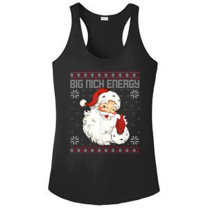 Big Nick Energy Santa Claus Holiday Ladies PosiCharge Competitor Racerback Tank