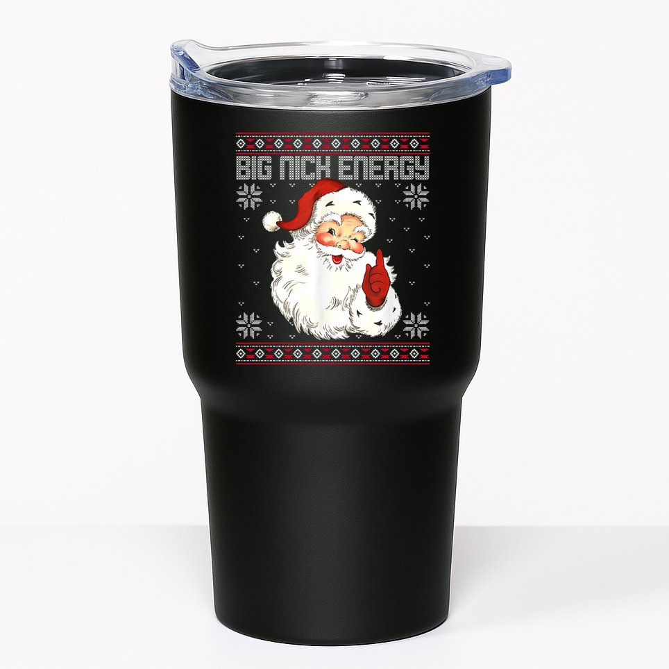 Big Nick Energy Santa Claus Holiday Tumbler