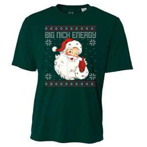 Big Nick Energy Santa Claus Holiday Cooling Performance Crew T-Shirt