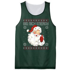 Big Nick Energy Santa Claus Holiday Mesh Reversible Basketball Jersey Tank