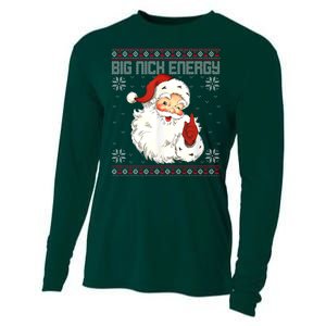 Big Nick Energy Santa Claus Holiday Cooling Performance Long Sleeve Crew