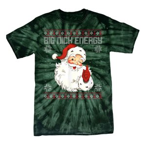 Big Nick Energy Santa Claus Holiday Tie-Dye T-Shirt