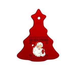 Big Nick Energy Santa Claus Holiday Ceramic Tree Ornament