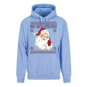 Big Nick Energy Santa Claus Holiday Unisex Surf Hoodie