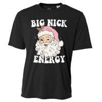 Big Nick Energy Funny Santa Xmas Retro Christmas  Cooling Performance Crew T-Shirt