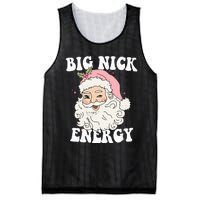 Big Nick Energy Funny Santa Xmas Retro Christmas  Mesh Reversible Basketball Jersey Tank