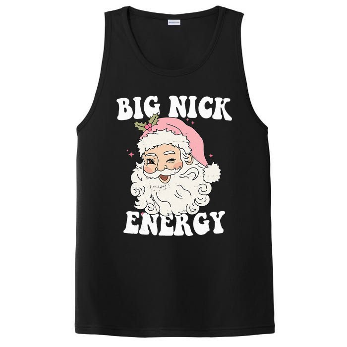 Big Nick Energy Funny Santa Xmas Retro Christmas  PosiCharge Competitor Tank