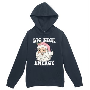 Big Nick Energy Funny Santa Xmas Retro Christmas  Urban Pullover Hoodie