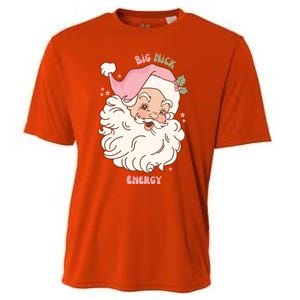 Big Nick Energy Santa Naughty Adult Humor Funny Christmas Gift Cooling Performance Crew T-Shirt