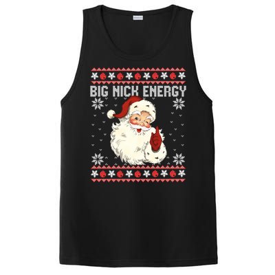 Big Nick Energy Santa Ugly Christmas Sweater PosiCharge Competitor Tank