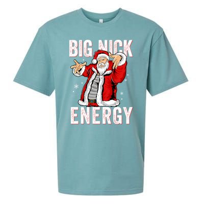 Big Nick Energy Santa Naughty Adult Humor Funny Christmas Gift Sueded Cloud Jersey T-Shirt