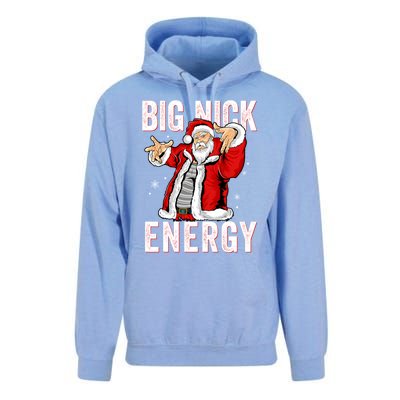 Big Nick Energy Santa Naughty Adult Humor Funny Christmas Gift Unisex Surf Hoodie