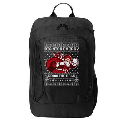 Big Nick Energy Funny Father Christmas City Backpack