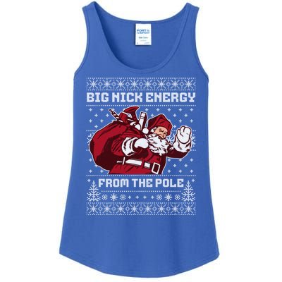 Big Nick Energy Funny Father Christmas Ladies Essential Tank