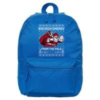 Big Nick Energy Funny Father Christmas 16 in Basic Backpack