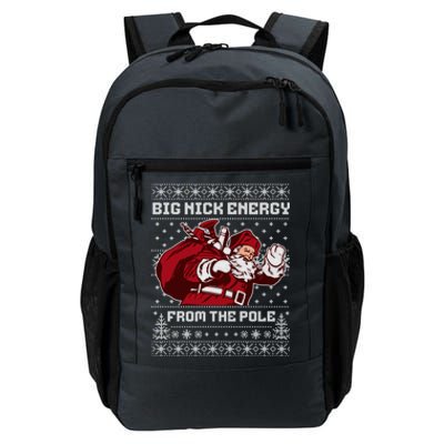 Big Nick Energy Funny Father Christmas Daily Commute Backpack