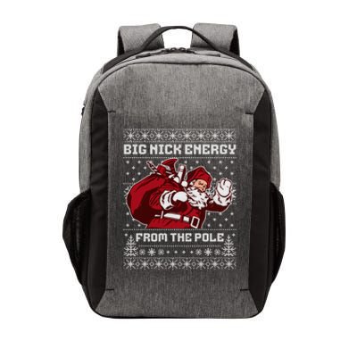 Big Nick Energy Funny Father Christmas Vector Backpack