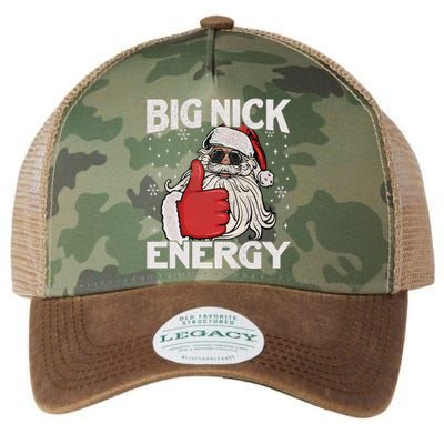 Big Nick Energy Funny Santa Christmas Xmas Gift Legacy Tie Dye Trucker Hat