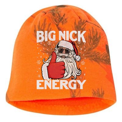 Big Nick Energy Funny Santa Christmas Xmas Gift Kati - Camo Knit Beanie