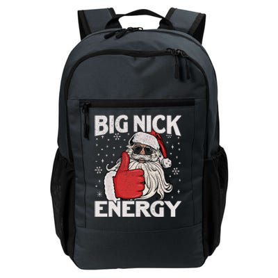 Big Nick Energy Funny Santa Christmas Xmas Gift Daily Commute Backpack