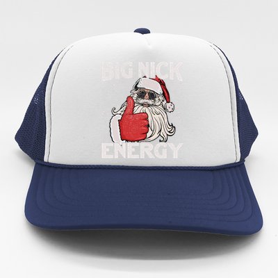 Big Nick Energy Funny Santa Christmas Xmas Gift Trucker Hat