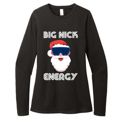 Big Nick Energy Santa Gift Womens CVC Long Sleeve Shirt