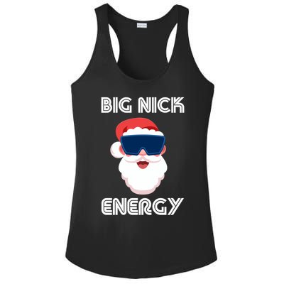 Big Nick Energy Santa Gift Ladies PosiCharge Competitor Racerback Tank