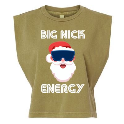 Big Nick Energy Santa Gift Garment-Dyed Women's Muscle Tee