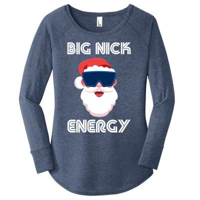 Big Nick Energy Santa Gift Women's Perfect Tri Tunic Long Sleeve Shirt