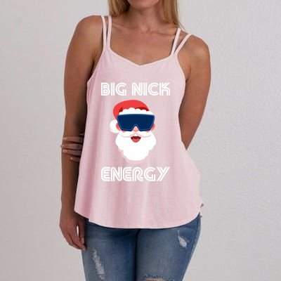 Big Nick Energy Santa Gift Women's Strappy Tank